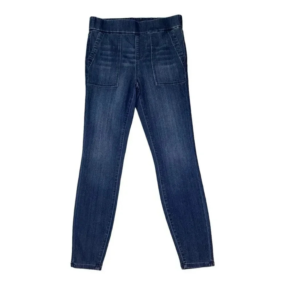 NEW Liverpool Women's ECO Sienna Pull On Ankle Jeans Blue Size 4 27 NWT